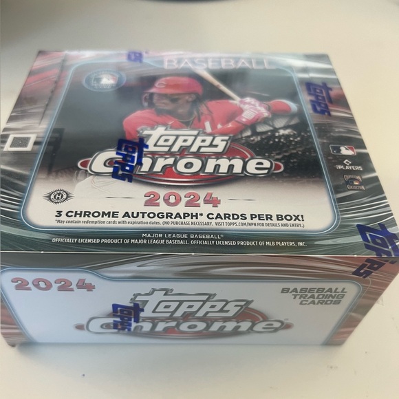 2024 Topps Chrome Baseball - Jumbo Hobby Box - Picture 2 of 3